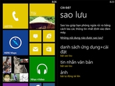 Sao lưu và khôi phục dữ liệu trên thiết bị Windows Phone 8